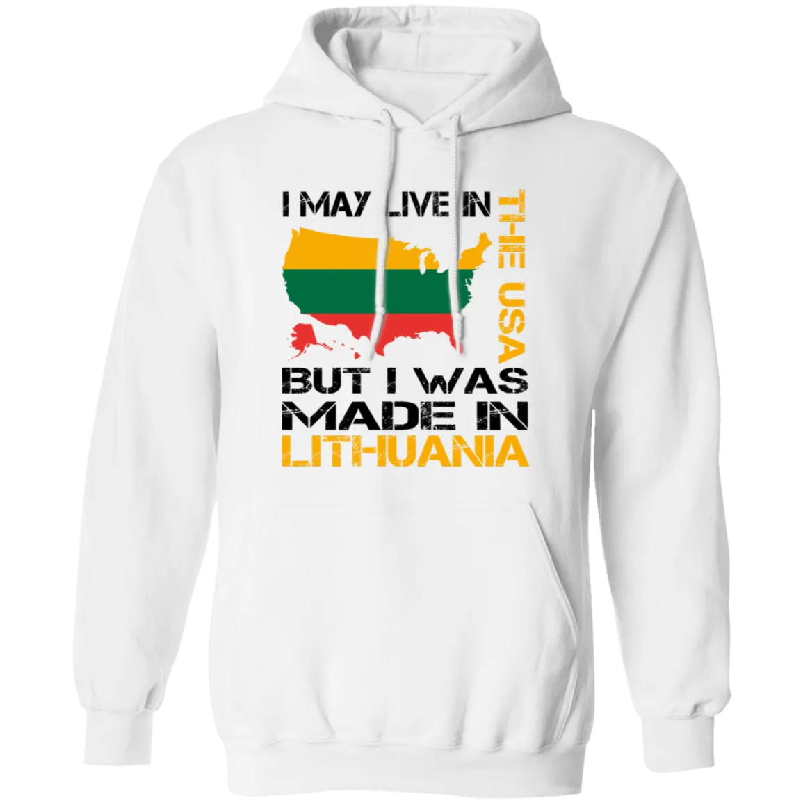 Made in Lithuania - Men/Women Unisex Comfort Pullover Hoodie