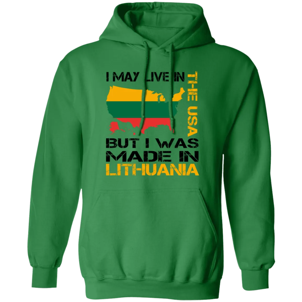 Made in Lithuania - Men/Women Unisex Comfort Pullover Hoodie